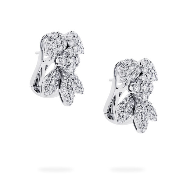 Diamond Snow Angel Earrings, Large